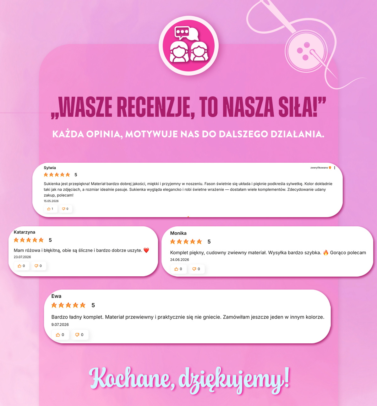 Wasze recenzje to nasza siła. 